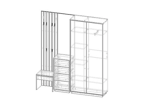 Прихожая Неаполь-2 Кашемир - фото 4