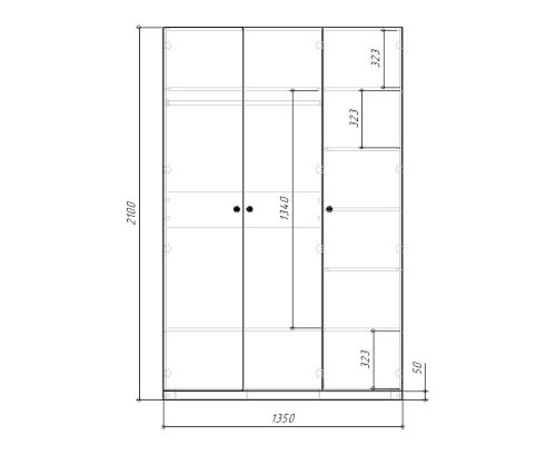 Стенка детская Стрекоза Mini-8 Белый - фото 7