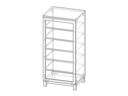 Стеллаж Техас-4 МДФ - фото 3