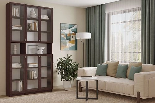 Шкаф для книг Билли-109 Венге Цаво - фото 1