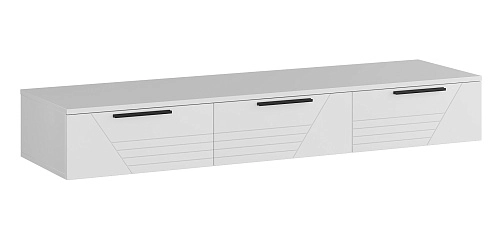 ТВ тумба подвесная Синтра 1 Белый - фото 2