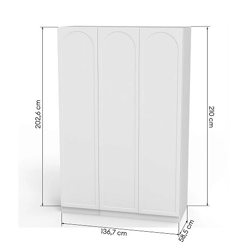 Шкаф распашной Нероли Пуш 1.3 - фото 4