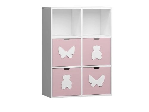 Стеллаж KIDS 10 Розовый Лайт - фото 2