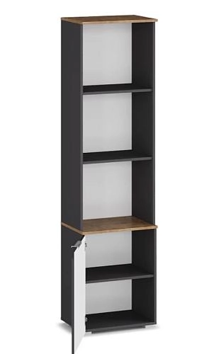 Стеллаж Салерно 1 Графит - фото 3