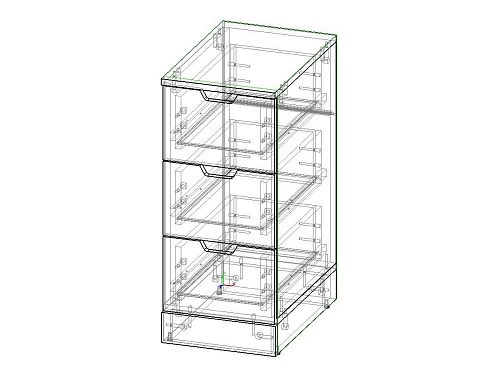 Комод Генри-5 МДФ Черный - фото 3
