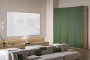 Шкаф распашной Микос МДФ-4 Шарли green