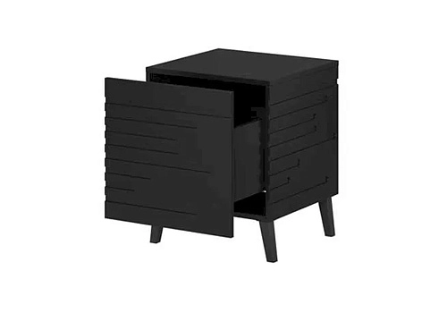 Тумба прикроватная Нова Черный - фото 2