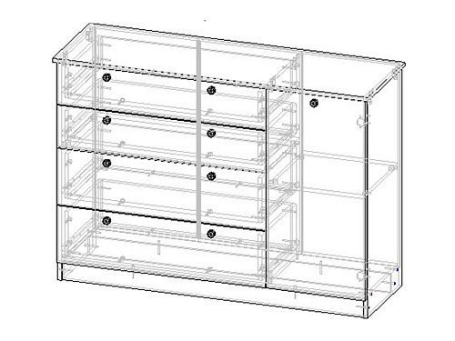 Комод Монреаль-4.1 - фото 3