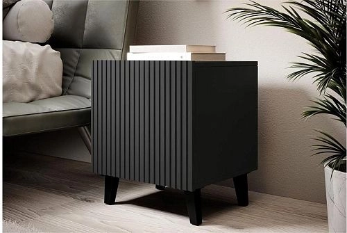 Тумба прикроватная Крит Черный - фото 2