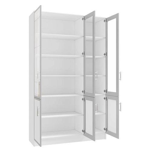 Книжный шкаф Альма-15 Белый - фото 2