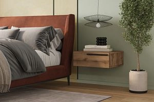 прикроватная подвесная Лорена Пакс-2 Дуб Табачный