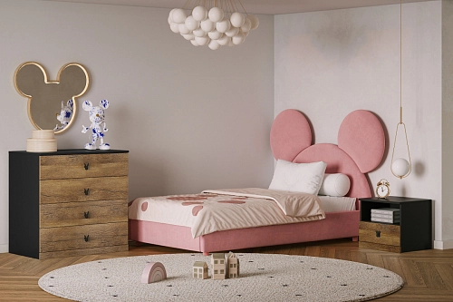 Стенка детская Банни-3 Дуб Мореный - фото 1