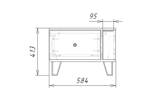 Тумба прикроватная Колорадо-2 МДФ - фото 4