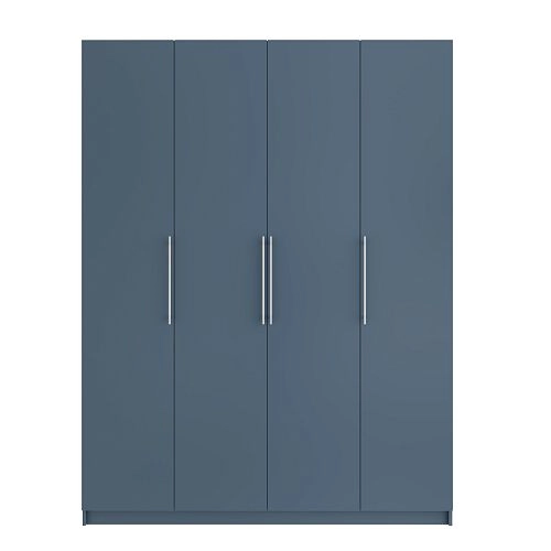 Шкаф распашной Калифорния-4 Альби Полуночно-синий - фото 3