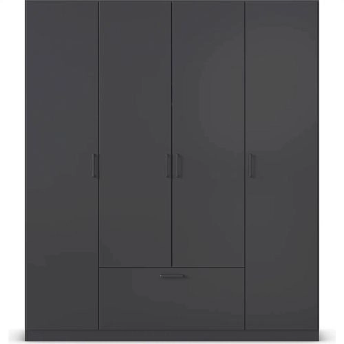 Шкаф распашной Бари-1 Черный - фото 3