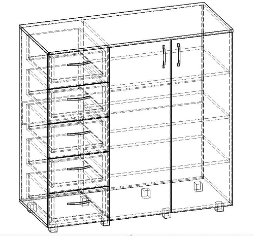 Комод Нюанс-8 - фото 2