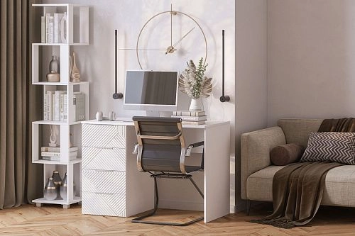 Стол письменный Салерно 2 NEW Белый - фото 1