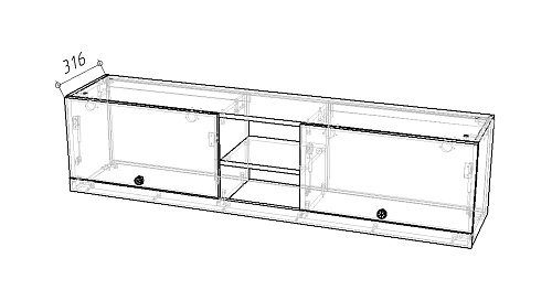 Антресоль Стрекоза-6 Белый - фото 2