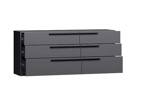 Комод Лорена Пакс-3 Графит - фото 3