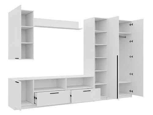 Стенка Лорена Пакс ТВ-стенка 6 Белый - фото 2