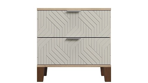 Тумба прикроватная Марвин Йорк фрезеровка 3 Сантьяго - фото 2