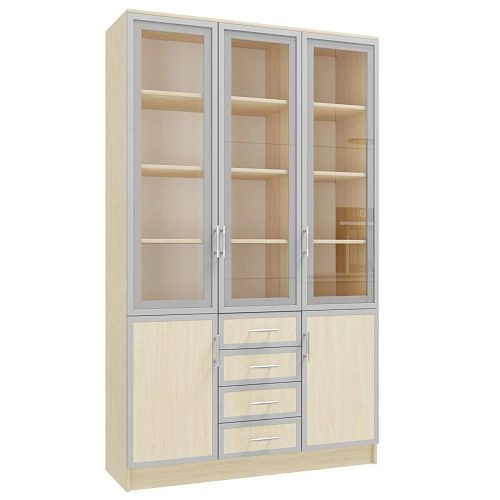 Книжный шкаф Альма-18 Дуб Молочный - фото 2