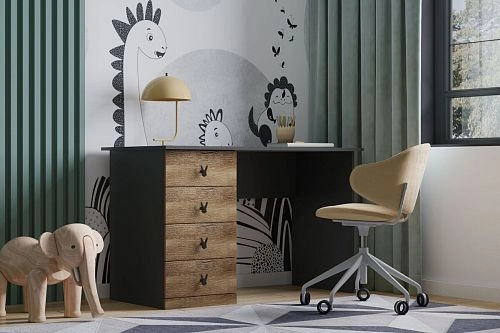 Письменный стол Банни-2 Дуб Мореный - фото 1