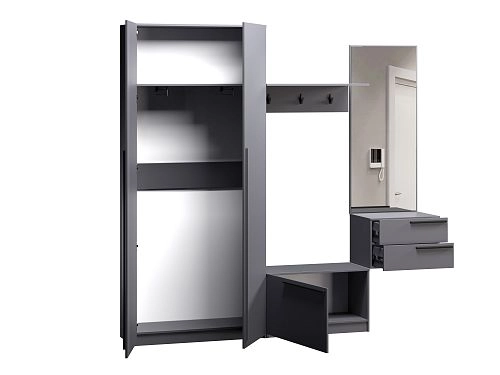 Прихожая Лорена Пакс-5 Графит - фото 3