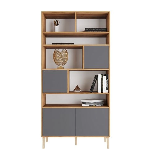 Стеллаж Скарлет-4 Графит - фото 4