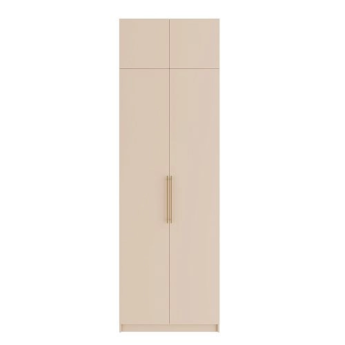 Шкаф распашной Калифорния-2 с антресолью Сатин - фото 4