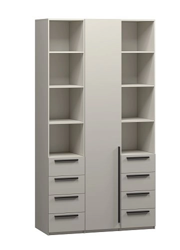 Шкаф распашной Хейсон-28 Кашемир Черный - фото 3