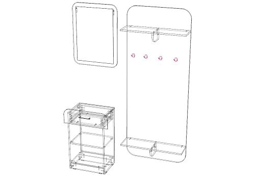 Прихожая Модерн-13 МДФ - фото 2