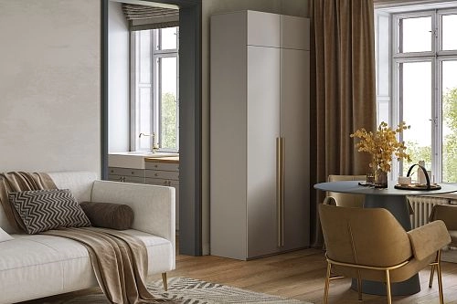 Шкаф распашной Лорена Хит-2 с антресолью Кашемир - фото 1