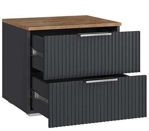 Тумба прикроватная Салерно 2 Графит - фото 3