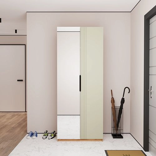 Шкаф распашной Астрис-1 с зеркалом Сантьяго - фото 1