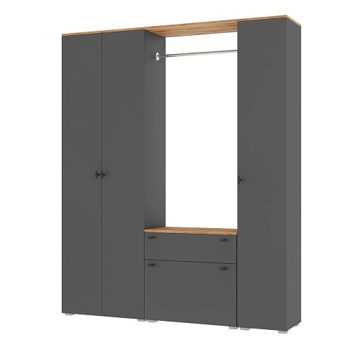 Прихожая Квели 6 Графит - фото 3