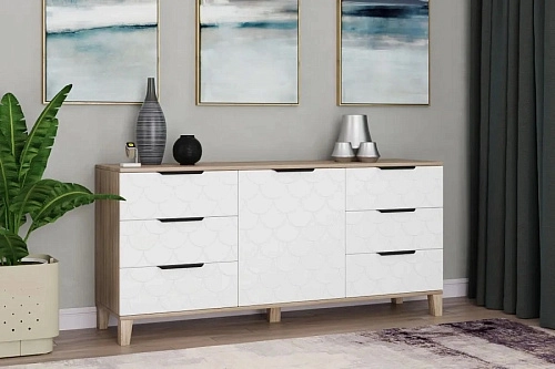 Комод Йорк-2 Белый - фото 1