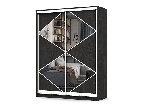 Шкаф-купе Геометрия-4 - фото 1