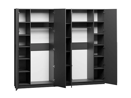 Шкаф распашной Лорена Пакс-2.2 Черный - фото 3