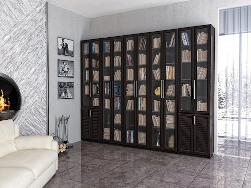 Шкаф для книг Валенсия-2 - фото 1