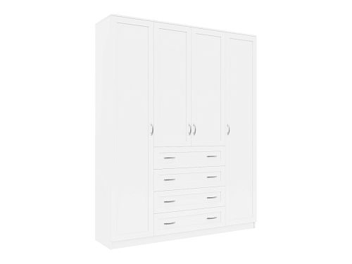 Шкаф распашной Стелла-5 Белый - фото 4