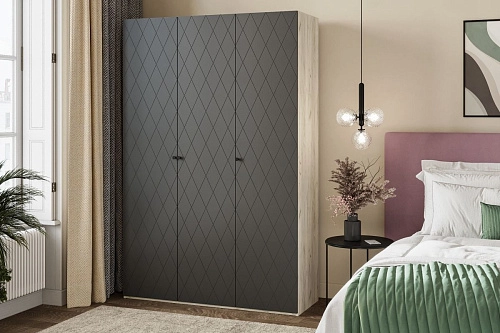 Шкаф распашной Колорадо-3 МДФ - фото 1