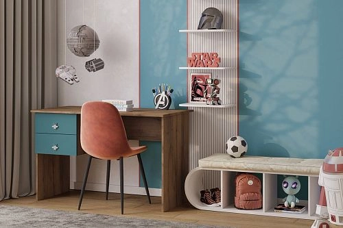 Письменный стол Скарабей-1 Аквамарин - фото 1