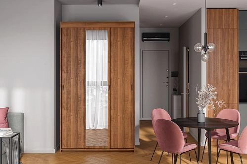 Шкаф-купе Миллениум-3 Орех Экко - фото 1