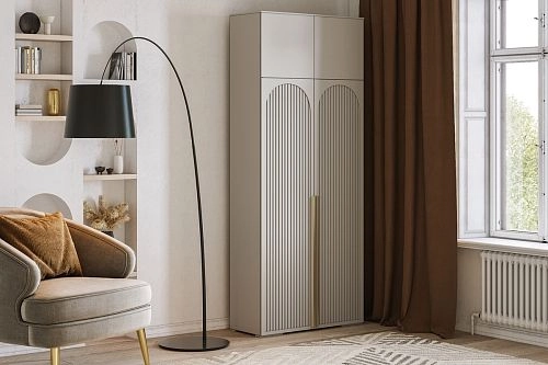 Шкаф распашной Брей-2 Хит с антресолью Кашемир - фото 1