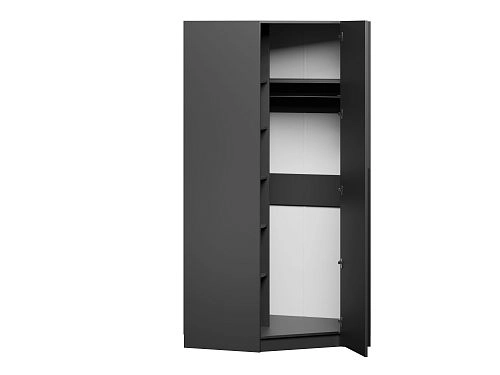 Шкаф угловой Лорена Пакс Черный - фото 3