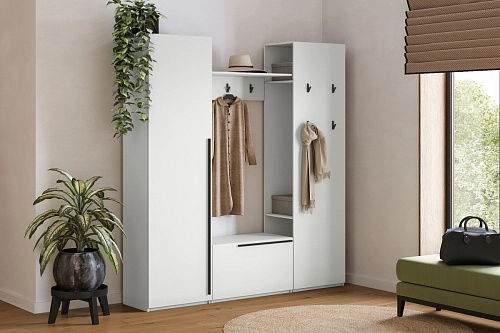 Прихожая Лорена Пакс-4 Белый - фото 1