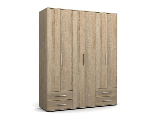 Шкаф распашной Гармошка-12 Дуб Сонома - фото 1