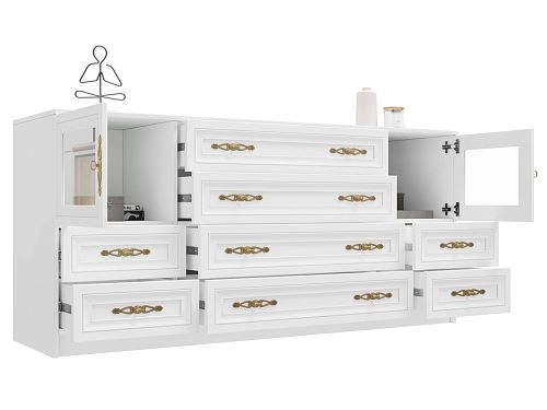 Комод Карлос-068 Белый - фото 3