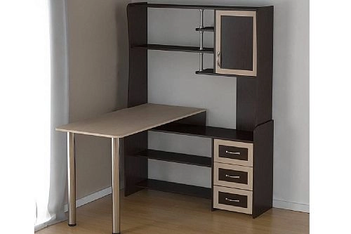 Компьютерный стол Мебелинк 100-24 рамка МДФ - фото 1